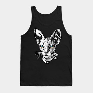 Deftones' Fascination with Sphynx Cats: The Black Connection Tank Top
